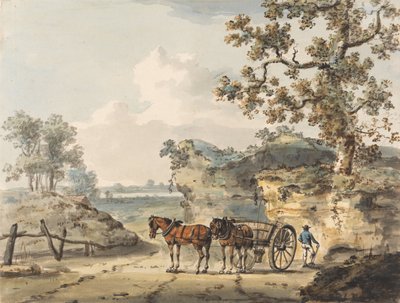 Une sablière - Paul Sandby